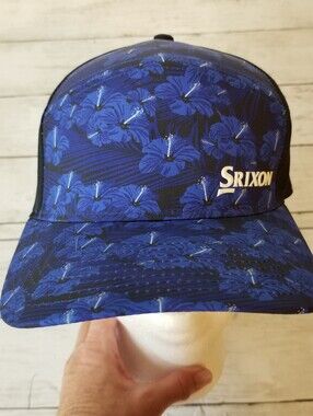 Srixon Limited Edition Hawaii Collection Tropical Floral Snapback Golf Cap Hat